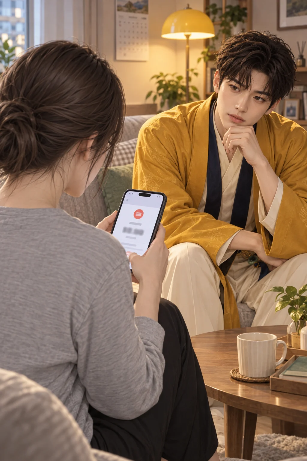다음 주도 올까요 — 지우가 카드값 알림이 떠 있는 휴대전화를 바라본다.