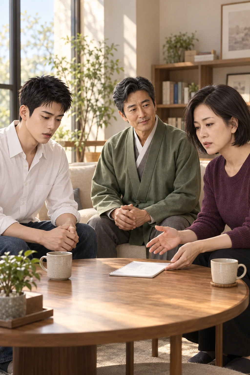 엄마의 몫 — 엄마가 메모지의 숫자를 바라보며 자신이 보태려던 돈의 기준을 말한다.